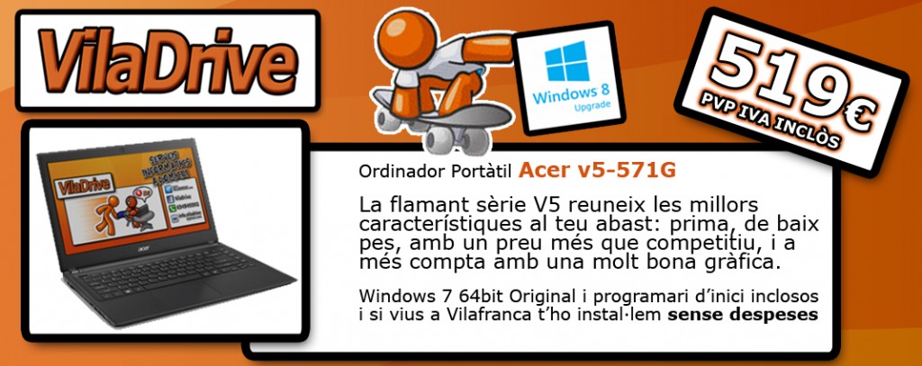 Portatil Acer V5